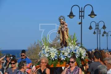 Procesión marítimo-terrestre de Melenara 2018 (Foto TA)